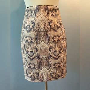 EUC Sequin snakeskin skirt